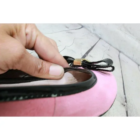 Vince Camuto Timba  Pink Suede Slip On Casual Flat Shoes Size 6 Medium - Picture 8 of 10